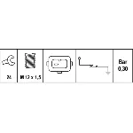 Senzor, pritisak ulja HELLA 6ZL006 097-001 IC-B5175D