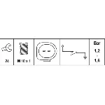 Senzor, pritisak ulja HELLA 6ZL008 280-101 IC-B51769