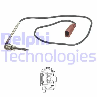 Senzor, temperatura izduvnih gasova DELPHI TS30177 IC-G0QC3D