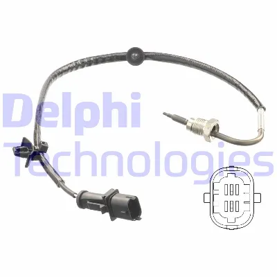 Senzor, temperatura izduvnih gasova DELPHI TS30182 IC-G0QC3I