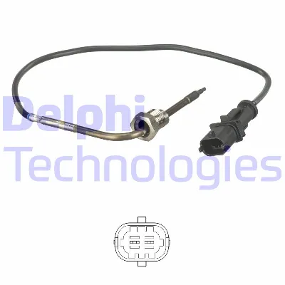 Senzor, temperatura izduvnih gasova DELPHI TS30188 IC-G0QC3N