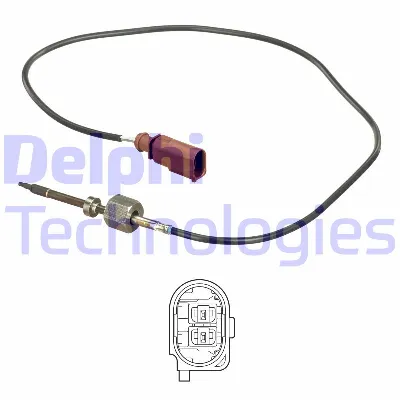 Senzor, temperatura izduvnih gasova DELPHI TS30252 IC-G0QC4S
