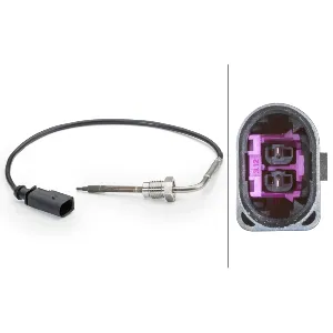 Senzor, temperatura izduvnih gasova HELLA 6PT014 494-071 IC-F79C90