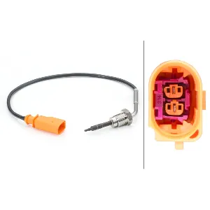 Senzor, temperatura izduvnih gasova HELLA 6PT014 494-181 IC-F79C9A