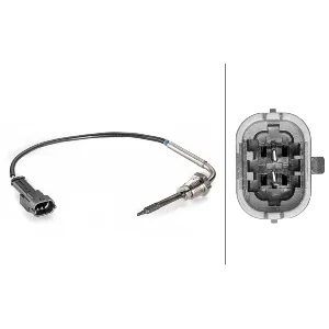Senzor, temperatura izduvnih gasova HELLA 6PT014 494-371 IC-G04CIG
