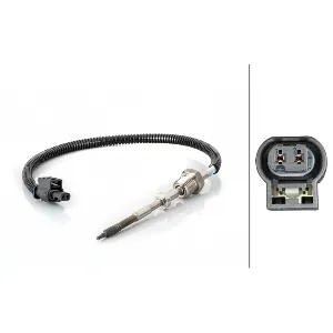 Senzor, temperatura izduvnih gasova HELLA 6PT014 494-521 IC-G08XW1