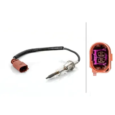 Senzor, temperatura izduvnih gasova HELLA 6PT014 494-721 IC-G08XWL