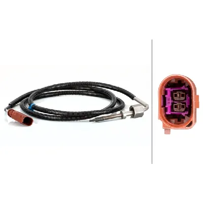 Senzor, temperatura izduvnih gasova HELLA 6PT014 494-841 IC-G08XWX
