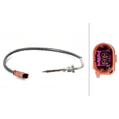 Senzor, temperatura izduvnih gasova HELLA 6PT014 495-061 IC-G08XX9