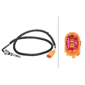 Senzor, temperatura izduvnih gasova HELLA 6PT358 181-001 IC-G0TNRU