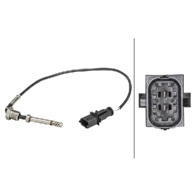 Senzor, temperatura izduvnih gasova HELLA 6PT358 181-201 IC-G0TNSE