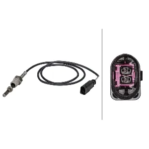 Senzor, temperatura izduvnih gasova HELLA 6PT358 181-281 IC-G0UF94