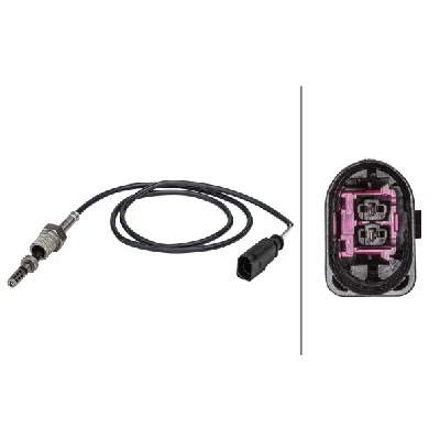 Senzor, temperatura izduvnih gasova HELLA 6PT358 181-281 IC-G0UF94