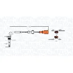 Senzor, temperatura izduvnih gasova MAGNETI MARELLI 172000039010 IC-F8662F