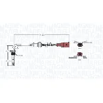 Senzor, temperatura izduvnih gasova MAGNETI MARELLI 172000045010 IC-F86632