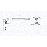 Senzor, temperatura izduvnih gasova MAGNETI MARELLI 172000235010 IC-F8668F