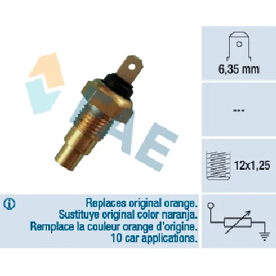 Senzor, temperatura rashladne tečnosti FAE FAE31520 IC-ABB453