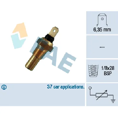 Senzor, temperatura rashladne tečnosti FAE FAE31630 IC-ABB3C6