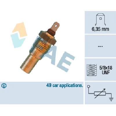 Senzor, temperatura rashladne tečnosti FAE FAE31690 IC-ABB444