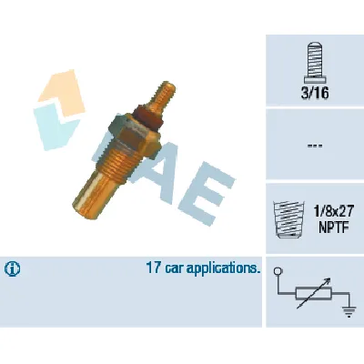 Senzor, temperatura rashladne tečnosti FAE FAE32020 IC-ABB4D0