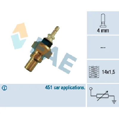 Senzor, temperatura rashladne tečnosti FAE FAE32220 IC-ABB3C3