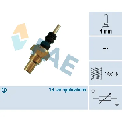 Senzor, temperatura rashladne tečnosti FAE FAE32250 IC-ABB4BB