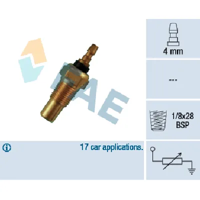 Senzor, temperatura rashladne tečnosti FAE FAE32310 IC-ABB3F0