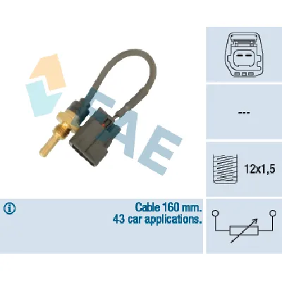 Senzor, temperatura rashladne tečnosti FAE FAE32425 IC-ABB4BE