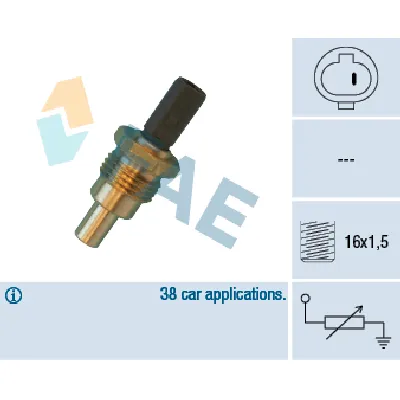 Senzor, temperatura rashladne tečnosti FAE FAE32640 IC-ABB4A7