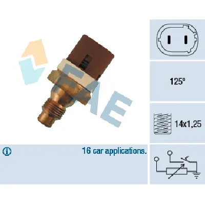 Senzor, temperatura rashladne tečnosti FAE FAE34070 IC-ABB4E5