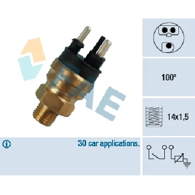 Senzor, temperatura rashladne tečnosti FAE FAE34310 IC-ABB4AF