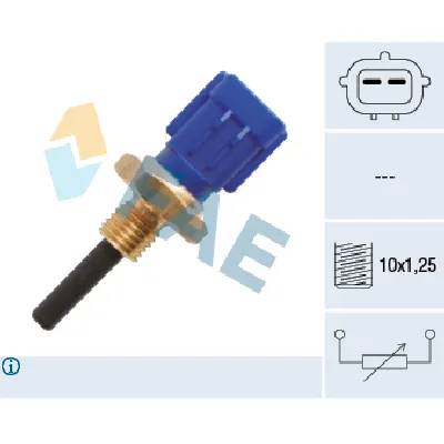 Senzor, temperatura usisnog vazduha FAE FAE33176 IC-E7357F