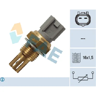 Senzor, temperatura usisnog vazduha FAE FAE33236 IC-D6FC42