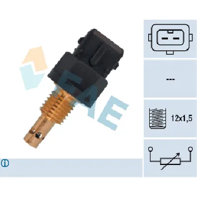 Senzor, temperatura usisnog vazduha FAE FAE33535 IC-C012D4