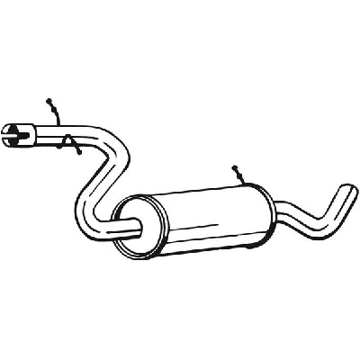 Srednji izduvni lonac BOSAL BOS105-877 IC-C4070D