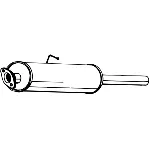 Srednji izduvni lonac BOSAL BOS154-133 IC-433691