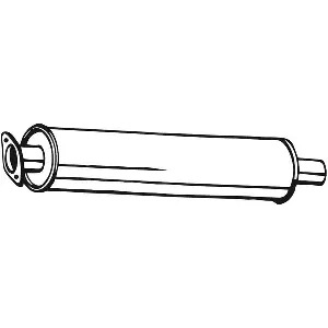 Srednji izduvni lonac BOSAL BOS154-497 IC-F86A3D