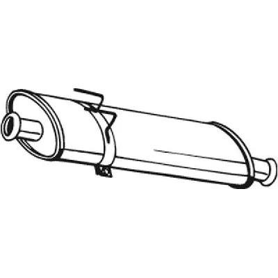 Srednji izduvni lonac BOSAL BOS200-825 IC-B8B22D