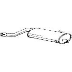 Srednji izduvni lonac BOSAL BOS215-755 IC-434100