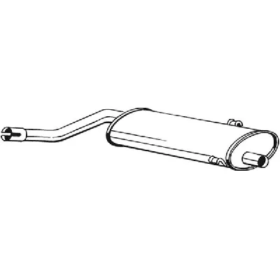 Srednji izduvni lonac BOSAL BOS215-755 IC-434100