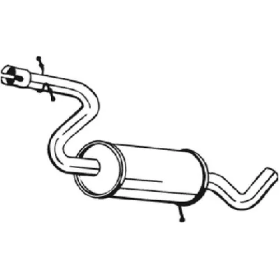 Srednji izduvni lonac BOSAL BOS227-045 IC-D34C3A