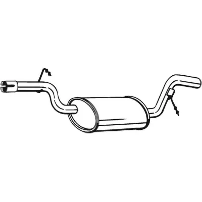 Srednji izduvni lonac BOSAL BOS233-157 IC-E1A8C9