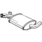 Srednji izduvni lonac BOSAL BOS233-407 IC-436473