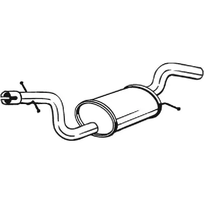 Srednji izduvni lonac BOSAL BOS233-719 IC-E7303F