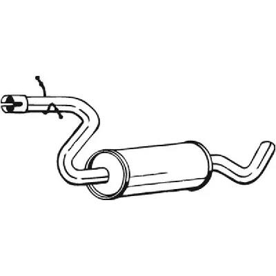 Srednji izduvni lonac BOSAL BOS233-805 IC-B8B241