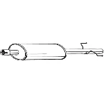 Srednji izduvni lonac BOSAL BOS279-347 IC-455167