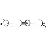 Srednji izduvni lonac BOSAL BOS280-055 IC-9E5134