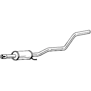 Srednji izduvni lonac BOSAL BOS280-299 IC-G0X2AD