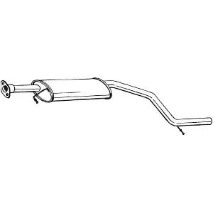 Srednji izduvni lonac BOSAL BOS281-067 IC-ABDDEC