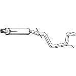 Srednji izduvni lonac BOSAL BOS281-457 IC-B8B2B3